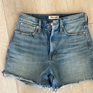 Madewell denim shorts